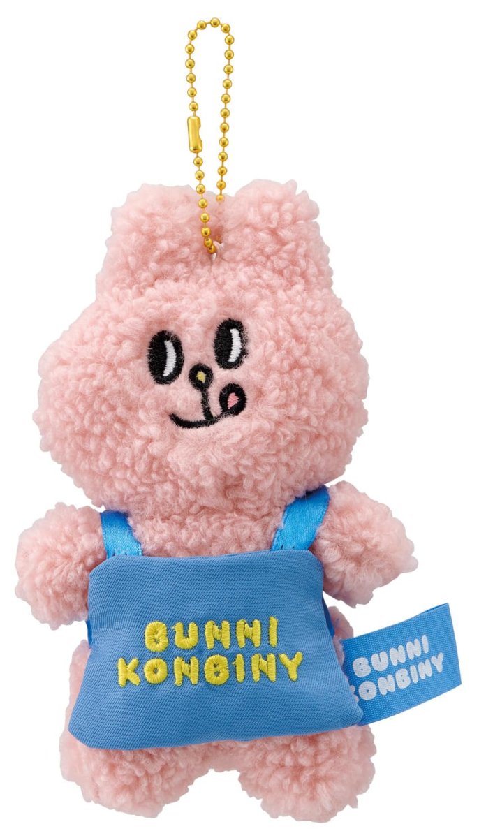 画像1: スケーター（Ｓｋａｔｅｒ） ぬいぐるみ マスコット キーホルダー ボールチェーン バニーコンビニ モグちゃん ＺＮＫＨ１?Ａ (1)