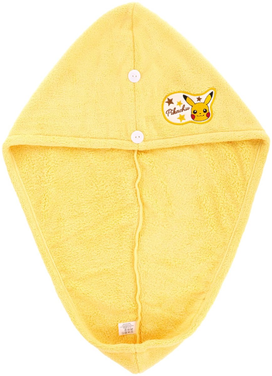 画像1: スケーター（Ｓｋａｔｅｒ） 吸水速乾 サウナターバン ヘアドライ タオル ポケモン ピカチュウ 男の子 女の子 ＢＳＴＢ１?Ａ (1)