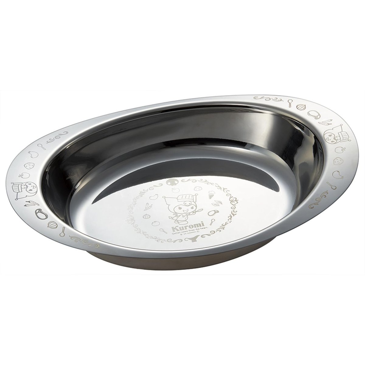 画像1: スケーター（Ｓｋａｔｅｒ） カレープレート 皿 ステンレス 容器 カレー専用 食洗機対応 サンリオ クロミ ＤＳＣＹ１?Ａ (1)