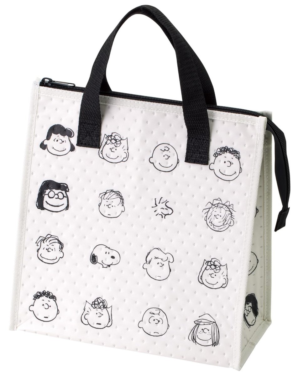 画像1: スケーター（Ｓｋａｔｅｒ） ランチバッグ 不織布 保冷 バッグ ２６．５×２７ｃｍ スヌーピー グッドネス ７５ｔｈ ＦＢＣ１?Ａ (1)