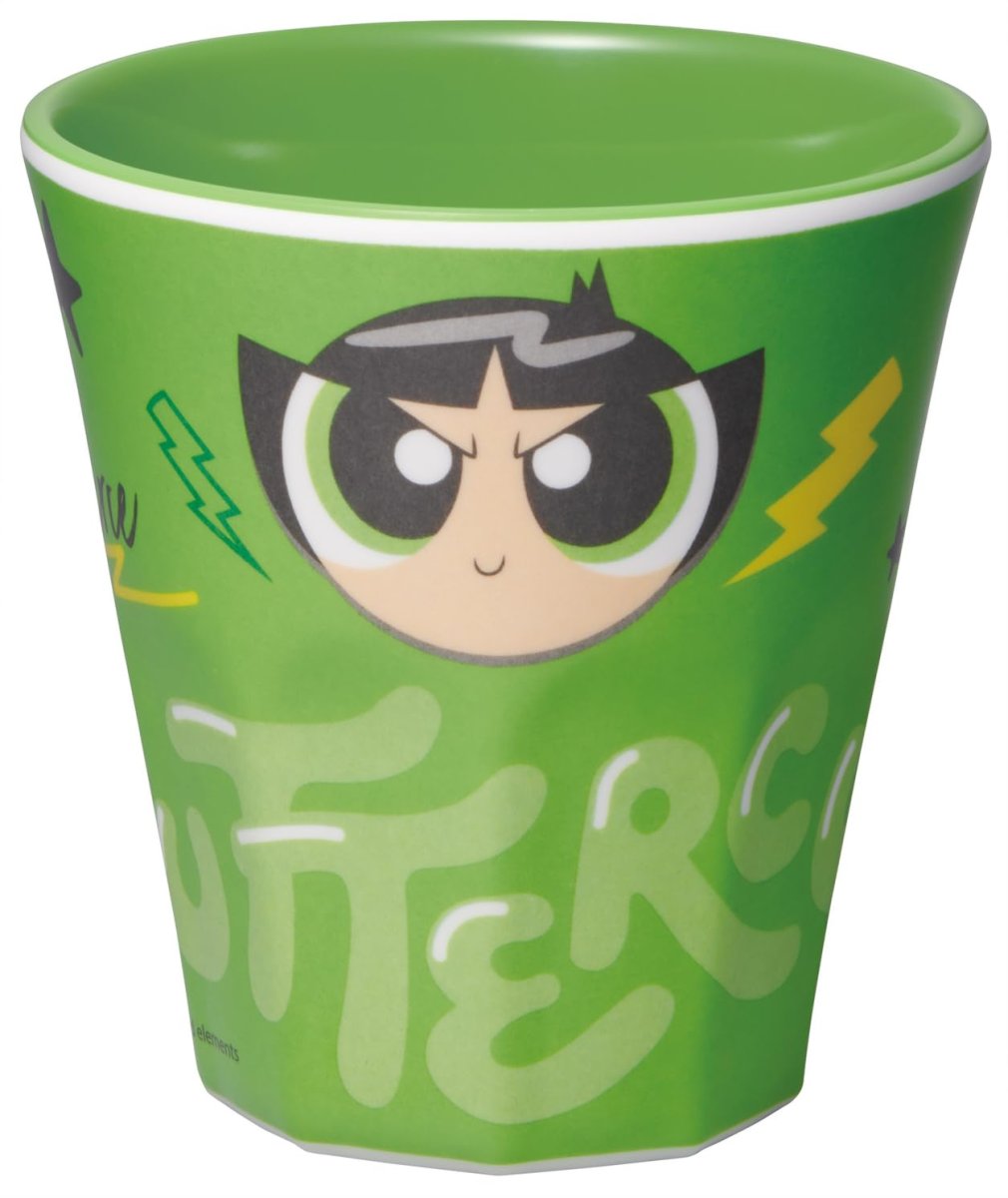 画像1: スケーター（Ｓｋａｔｅｒ） 子供用 タンブラー ２７０ｍｌ メラミン コップ パワーパフガールズ バターカップ ＭＴＢ２?Ａ (1)
