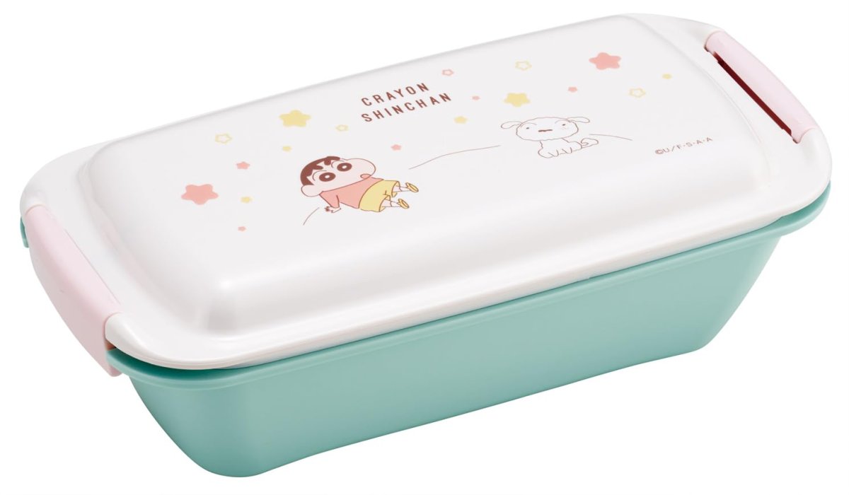 画像1: スケーター（Ｓｋａｔｅｒ） 弁当箱 バイオマス 洗いやすい ランチボックス １段 ５３０ｍｌ ふんわり盛れる ドーム型フタ 食洗機対応 レンジ対応 日本製 クレヨンしんちゃん パステル ＰＴＬＢ６Ｂ?Ａ (1)