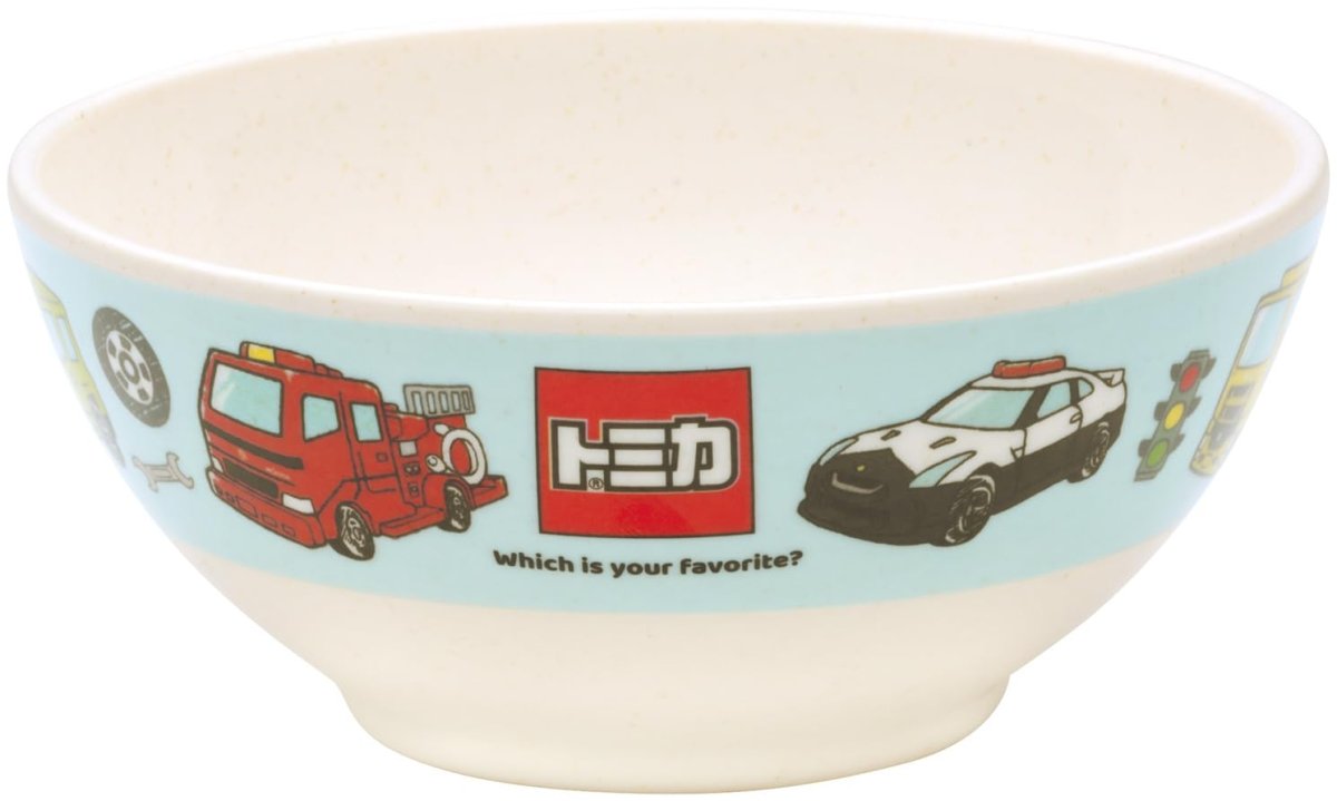 画像1: スケーター（Ｓｋａｔｅｒ） メラミン 茶碗 バンブーファイバー ２１０ｍｌ 食洗機対応 トミカ 男の子 Ｍ３２Ｂ?Ａ (1)