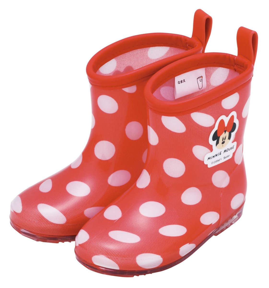 画像1: スケーター（Ｓｋａｔｅｒ） レインブーツ シューズ 長靴 １５ｃｍ 子供用 反射テープ付 ディズニー ミニーマウス なりきり ＲＩＢＴ１５?Ａ (1)