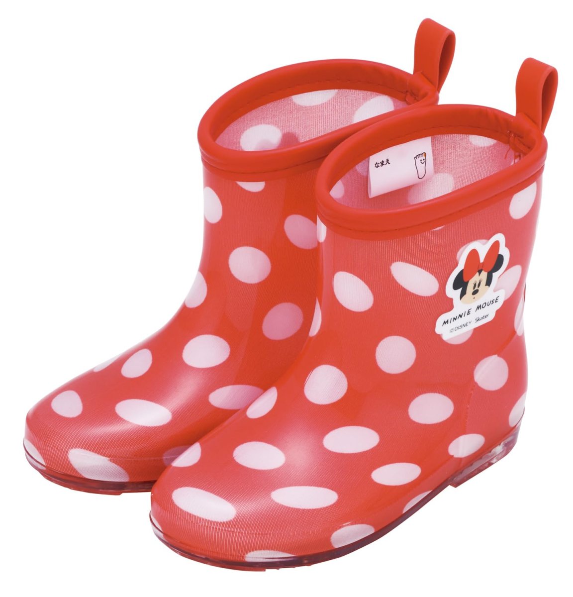 画像1: スケーター（Ｓｋａｔｅｒ） レインブーツ シューズ 長靴 １６ｃｍ 子供用 反射テープ付 ディズニー ミニーマウス なりきり ＲＩＢＴ１６?Ａ (1)