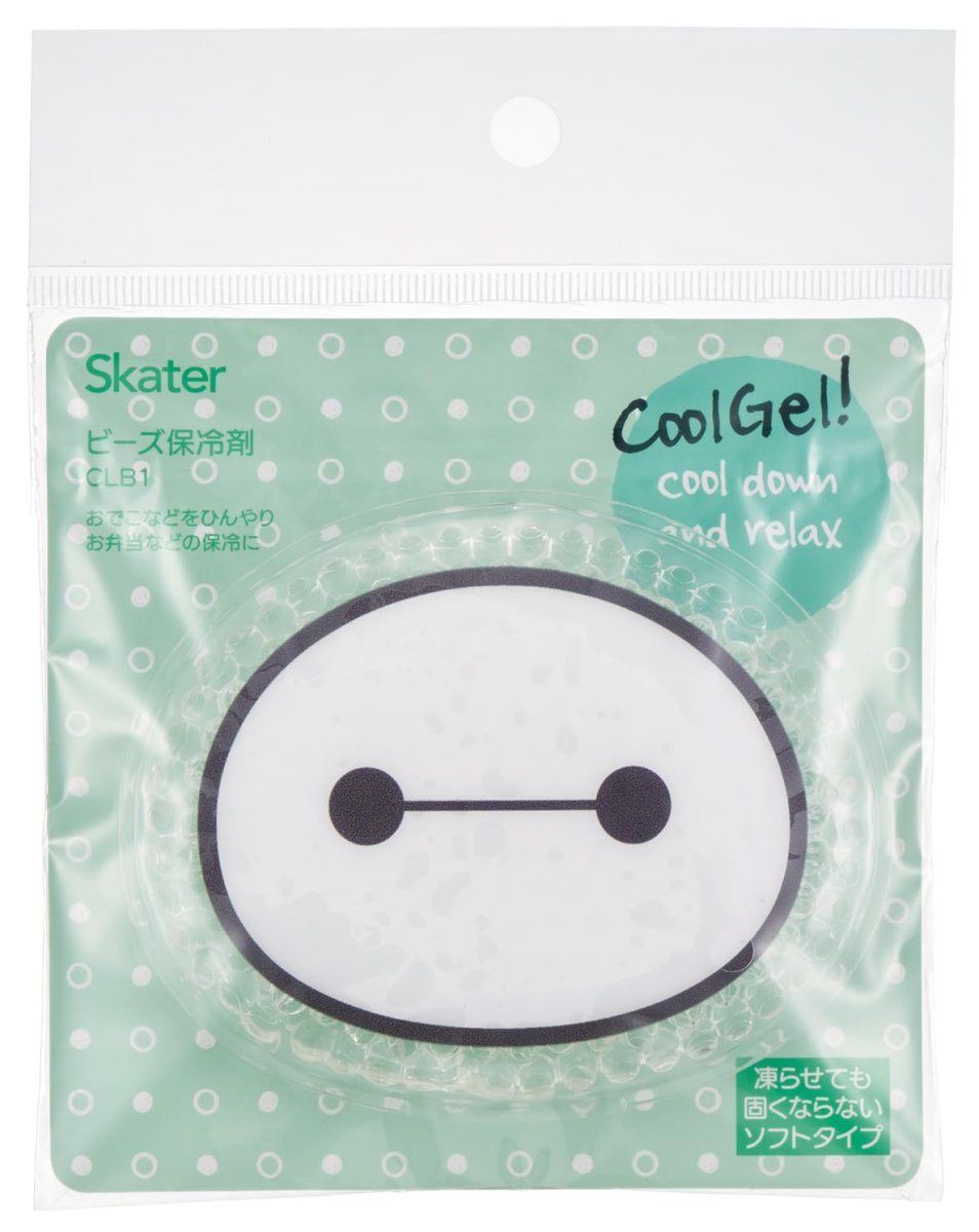 画像1: スケーター（Ｓｋａｔｅｒ） ビーズ 保冷剤 ミニ 保冷材 直径１０ｃｍ お弁当 ディズニー ベイマックス ＣＬＢ１?Ａ (1)