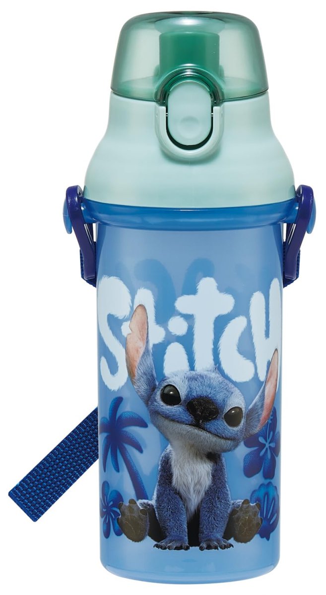 画像1: スケーター（Ｓｋａｔｅｒ） 水筒 子供用 直飲み ４８０ｍｌ プラスチック ワンタッチ 食洗機対応 日本製 ディズニー リロ＆スティッチ 男の子 女の子 ＰＳＢ５ＳＡＮＡＧ?Ａ (1)