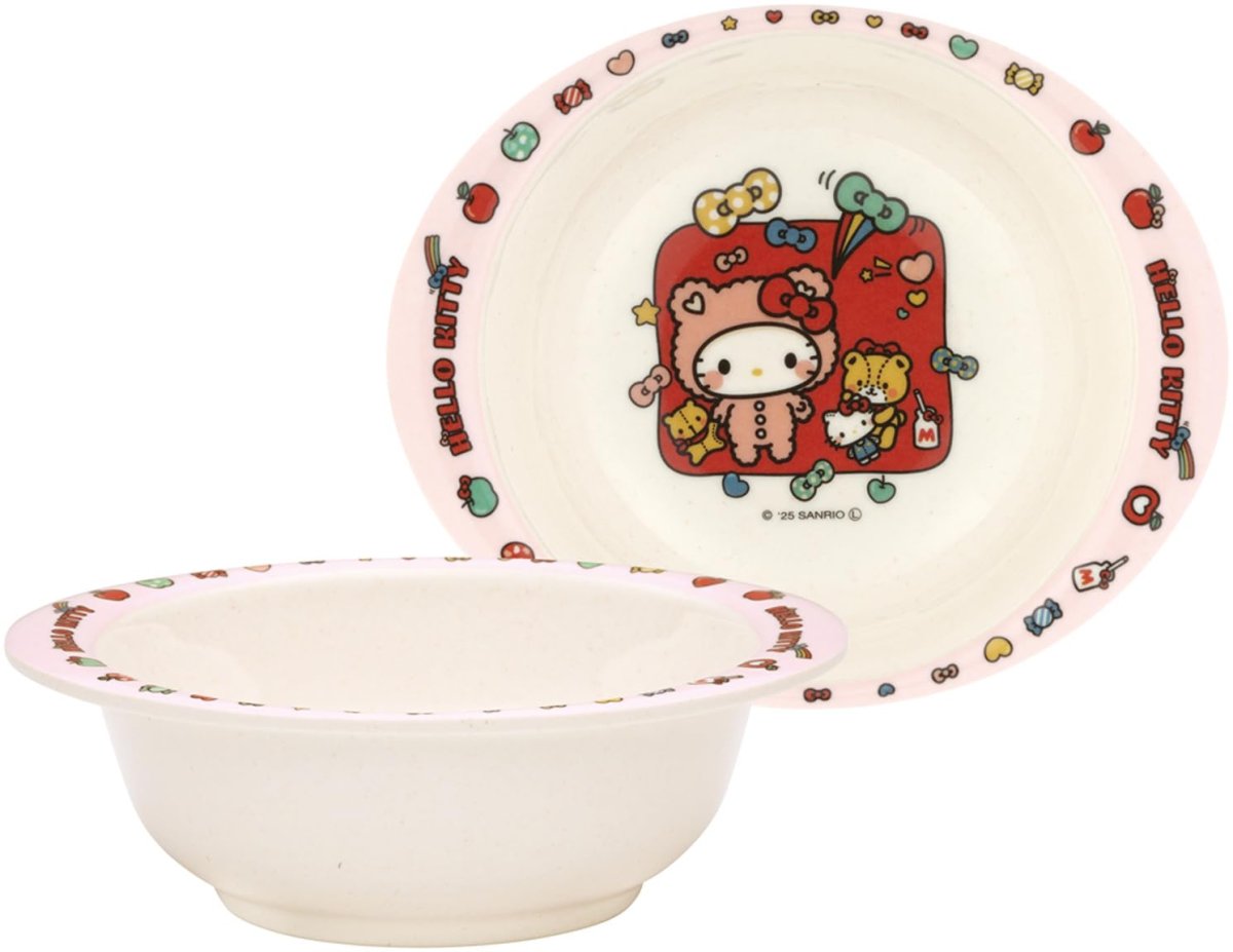 画像1: スケーター（Ｓｋａｔｅｒ） メラミン ボウル バンブーファイバー ２９０ｍｌ 食洗機対応 サンリオ ハローキティ 大好きな日々 Ｍ３４Ｂ?Ａ (1)