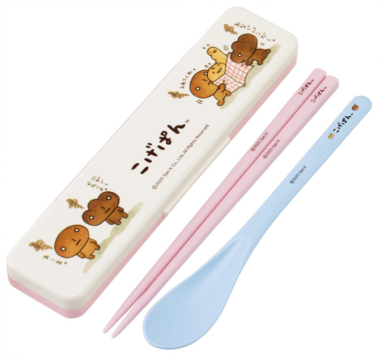 画像1: スケーター（Ｓｋａｔｅｒ） コンビセット 箸 スプーン セット １８ｃｍ 日本製 こげぱん ＣＣＳ３ＳＡ?Ａ (1)
