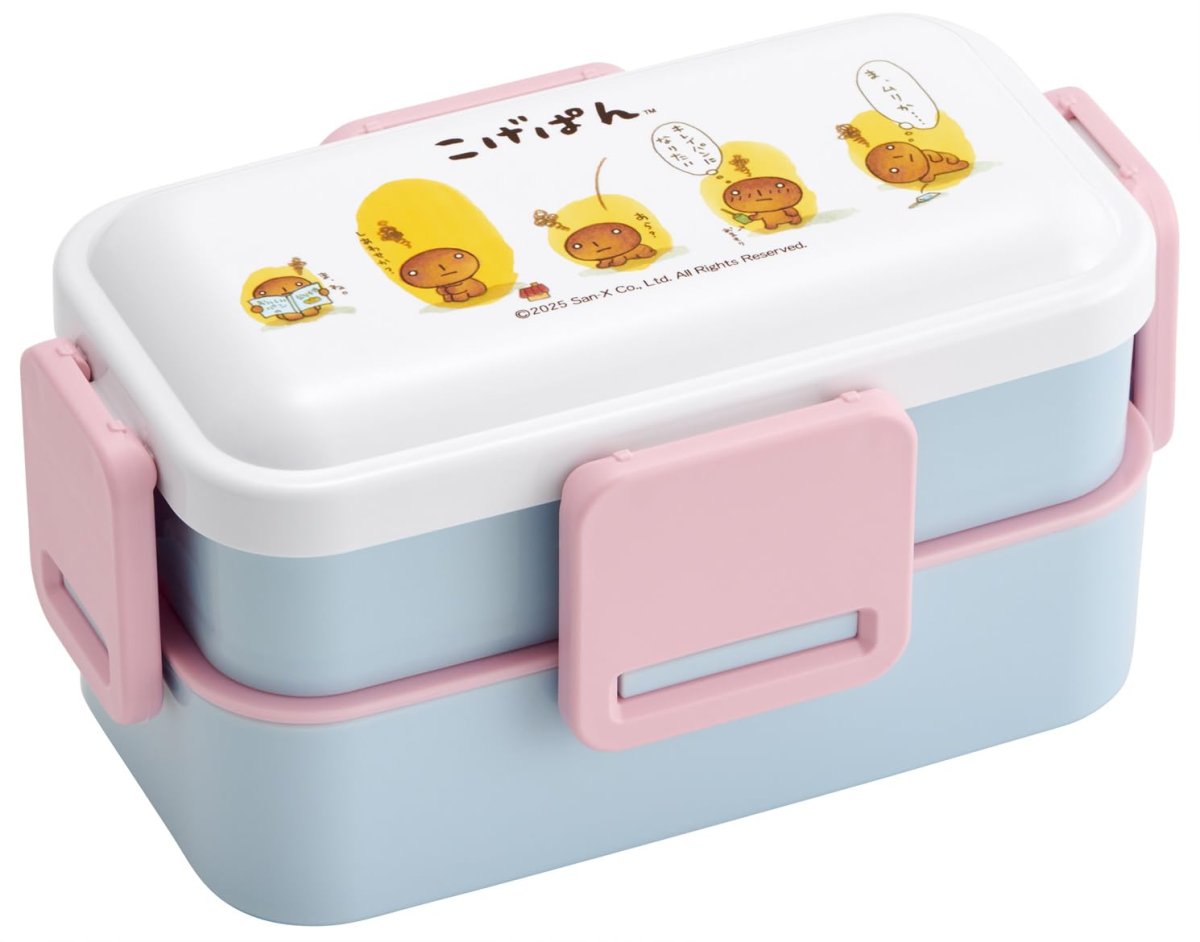 画像1: スケーター（ｓｋａｔｅｒ） 弁当箱 ふわっと盛れる ランチボックス ２段 ６００ｍｌ 日本製 こげぱん ＰＦＬＷ４?Ａ (1)