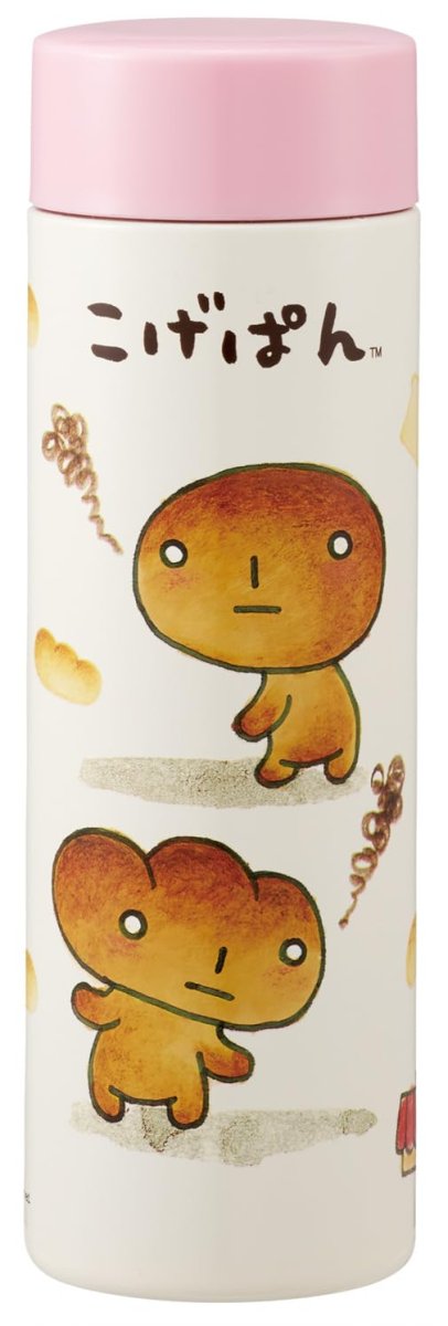 画像1: スケーター（Ｓｋａｔｅｒ） 超軽量 ステンレス マグボトル 水筒 ３５０ｍｌ こげぱん ＳＴＹＬ４?Ａ (1)