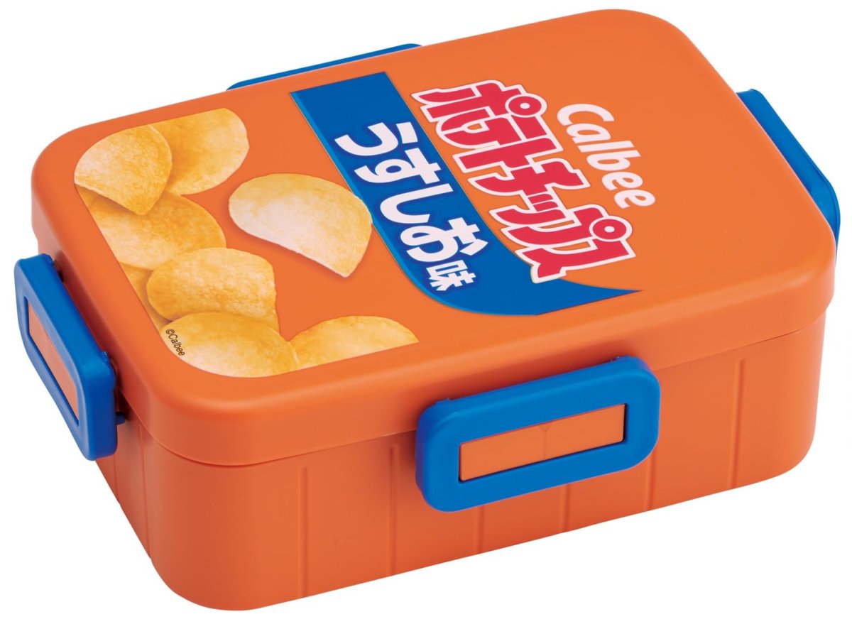 画像1: スケーター（Ｓｋａｔｅｒ） 大人用 弁当箱 ４点ロック ランチボックス ６５０ｍｌ 食洗機対応 日本製 お菓子シリーズ ポテトチップス うすしお味 ＹＺＦＬ７?Ａ (1)