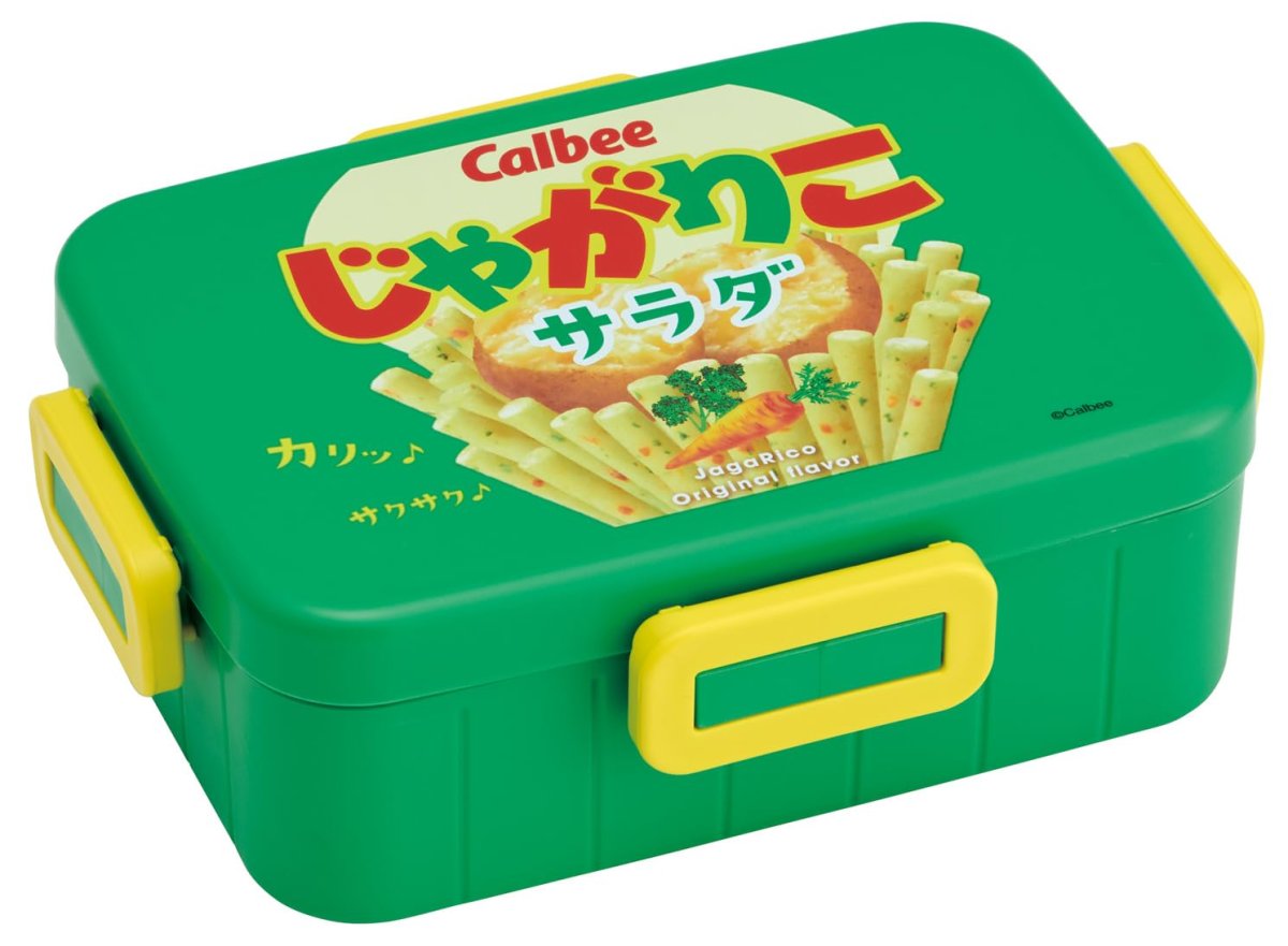 画像1: スケーター（Ｓｋａｔｅｒ） 大人用 弁当箱 ４点ロック ランチボックス ６５０ｍｌ 食洗機対応 日本製 お菓子シリーズ じゃがりこ サラダ ＹＺＦＬ７?Ａ (1)