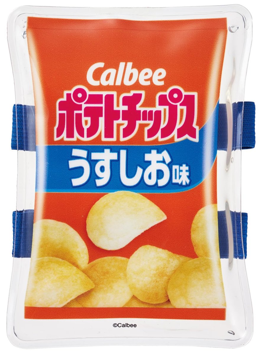 画像1: スケーター（Ｓｋａｔｅｒ） 保冷剤 保冷材 ベルト付 お弁当 ランチベルト お菓子シリーズ ポテトチップス うすしお味 ＣＬＢＢ１?Ａ (1)