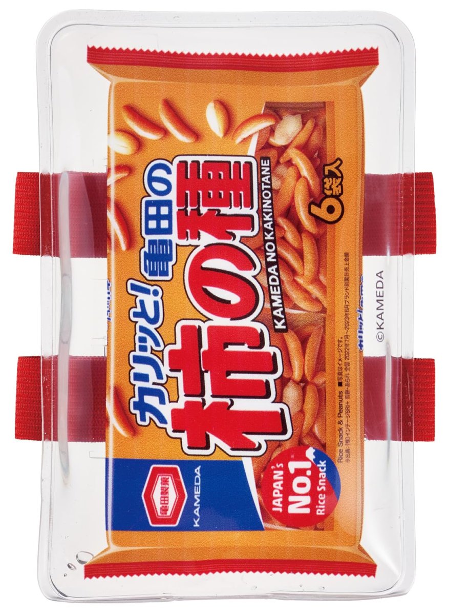 画像1: スケーター（Ｓｋａｔｅｒ） 保冷剤 保冷材 ベルト付 お弁当 ランチベルト お菓子シリーズ 亀田の柿の種 ＣＬＢＢ１?Ａ (1)