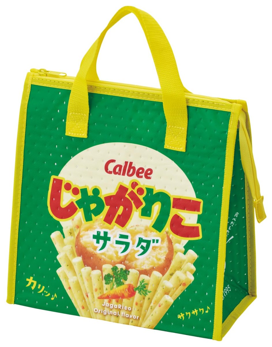 画像1: スケーター（Ｓｋａｔｅｒ） ランチバッグ 不織布 保冷 バッグ ２６．５×２７ｃｍ お菓子シリーズ じゃがりこ サラダ ＦＢＣ１?Ａ (1)