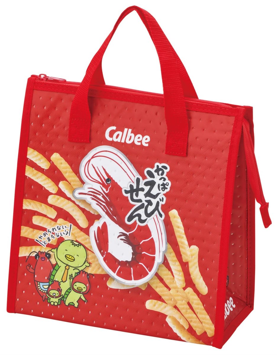 画像1: スケーター（Ｓｋａｔｅｒ） ランチバッグ 不織布 保冷 バッグ ２６．５×２７ｃｍ お菓子シリーズ かっぱえびせん ＦＢＣ１?Ａ (1)