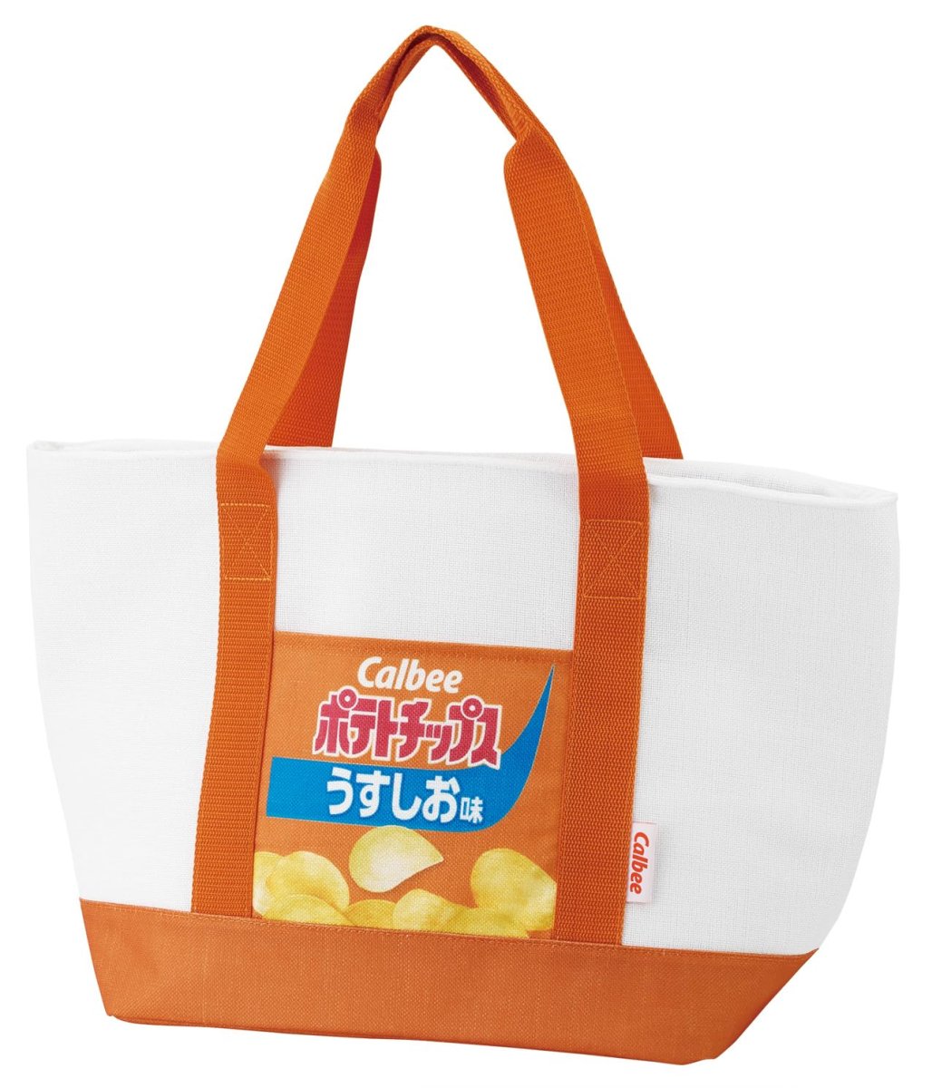 画像1: スケーター ショッピングバッグ トートバッグ 幅５２×３３×マチ１７ｃｍ 麻風 保冷 お菓子シリーズ ポテトチップス うすしお味 ＫＣＴＳＪ１?Ａ (1)