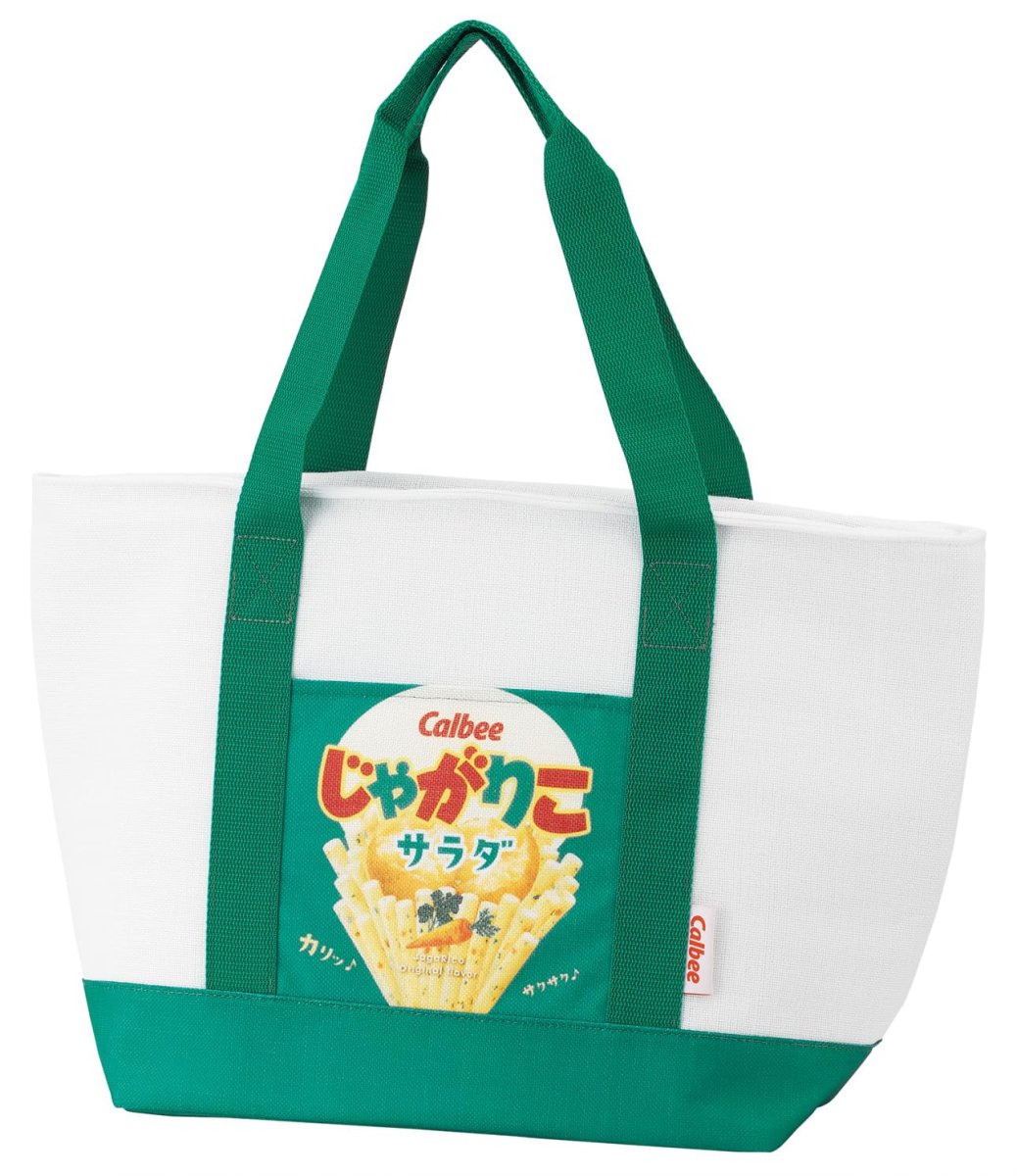 画像1: スケーター ショッピングバッグ トートバッグ 幅５２×３３×マチ１７ｃｍ 麻風 保冷 お菓子シリーズ じゃがりこ サラダ ＫＣＴＳＪ１?Ａ (1)