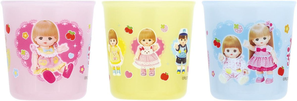 画像1: スケーター（Ｓｋａｔｅｒ） 子供用 抗菌 ベビー コップ 練習用 小 ６０ｍｌ ４ヵ月? ３個 セット メルちゃん 女の子 ＢＣＵＰ１ＡＧ?Ａ (1)