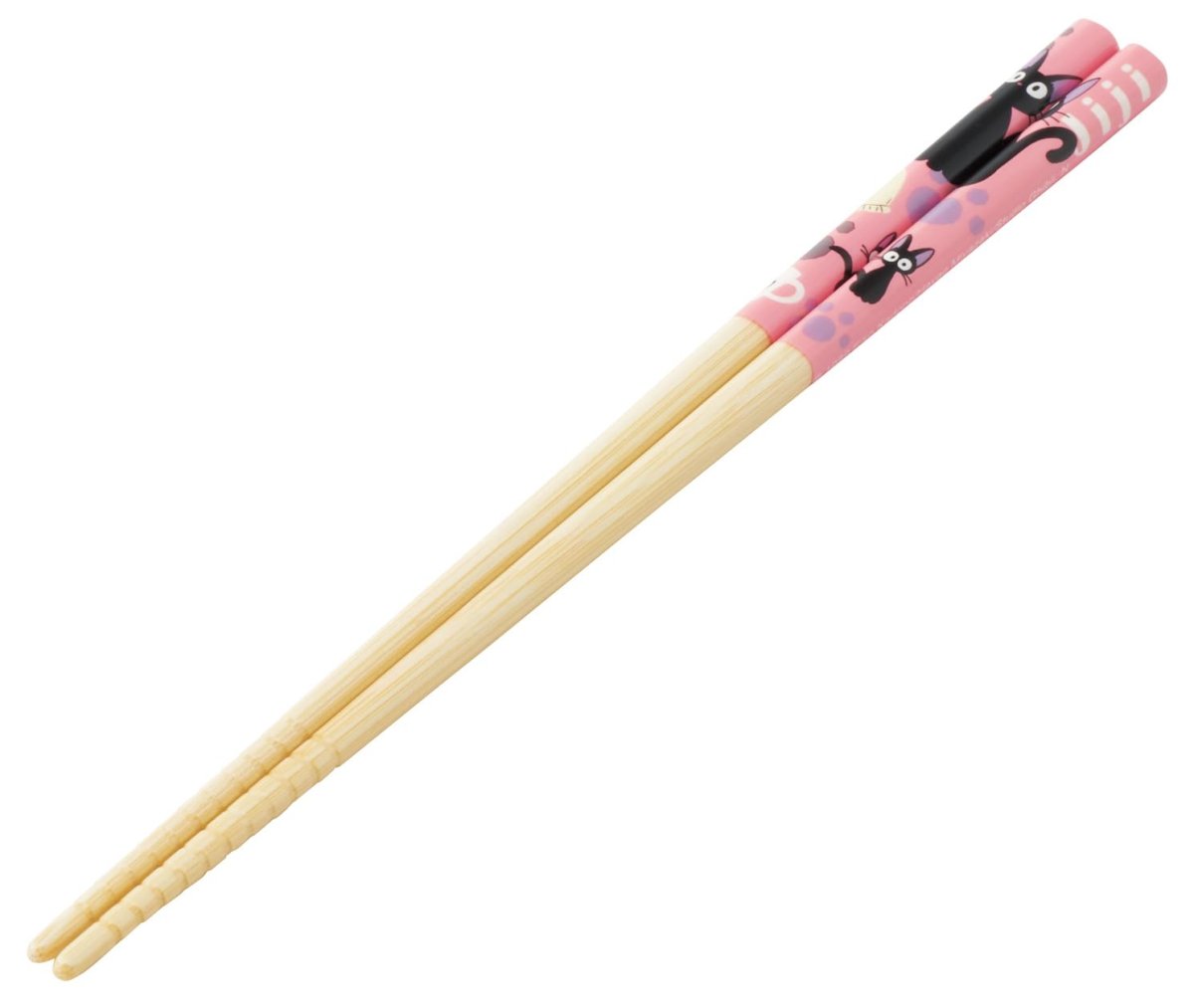画像1: スケーター（Ｓｋａｔｅｒ） 箸 竹箸 ２１ｃｍ すべり止め加工 食洗機対応 日本製 ジブリ 魔女の宅急便 ジジ ＡＮＴ４Ｊ?Ａ (1)