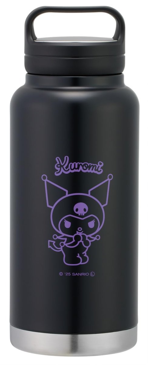 画像1: スケーター（Ｓｋａｔｅｒ） 保温 保冷 ステンレス マグボトル １０００ｍｌ スクリューハンドル付 サンリオ クロミ ＳＴＳＣ１０?Ａ (1)
