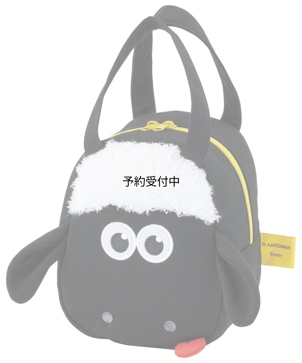 画像1: スケーター（Ｓｋａｔｅｒ） ダイカット ランチ バッグ スウェット素材 ひつじのショーン ＫＮＢＤ１?Ａ (1)