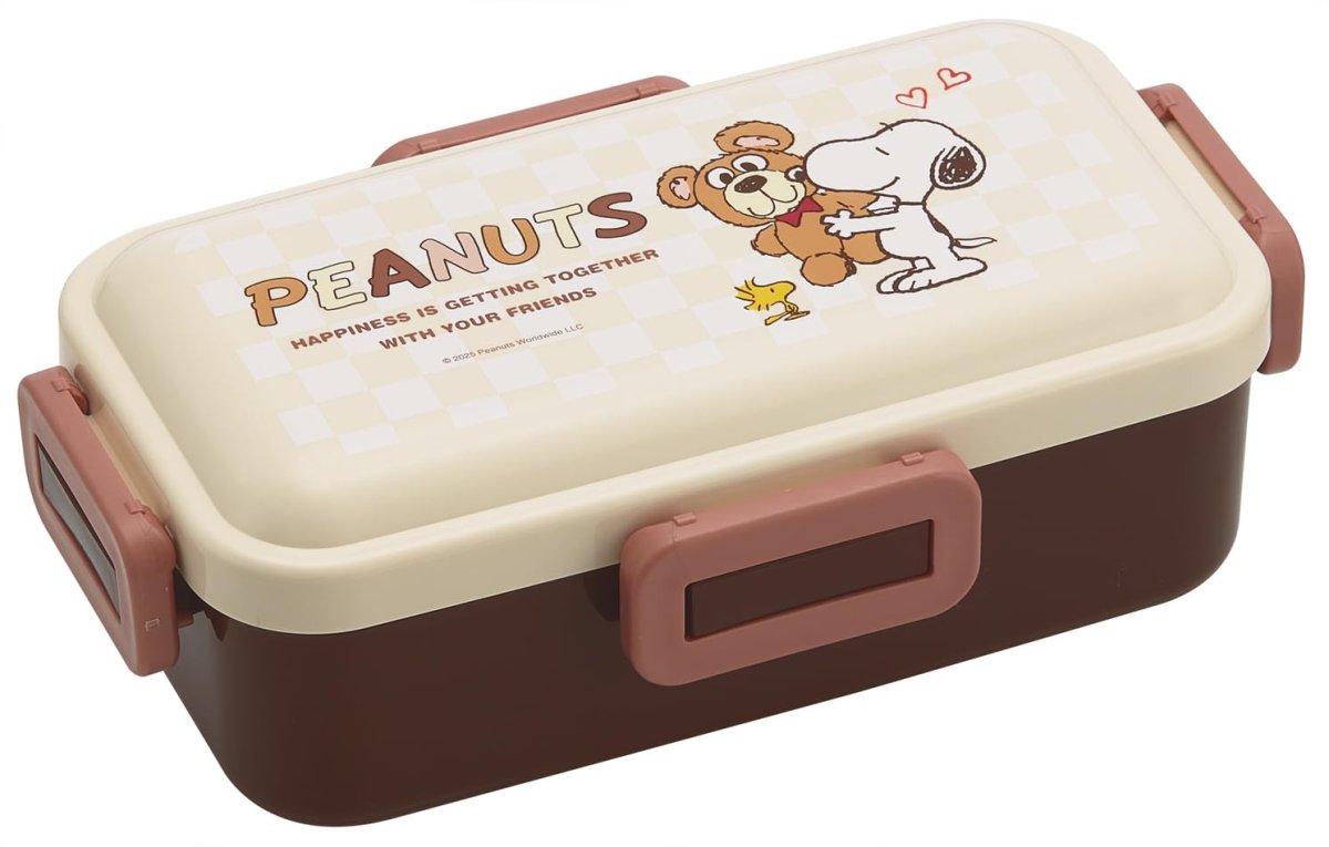 画像1: スケーター（ｓｋａｔｅｒ） 弁当箱 ふわっと盛れる ランチボックス ５３０ｍｌ 日本製 スヌーピー ＳＮＯＯＰＹ ａｎｄ ＢＥＡＲ ＰＦＬＢ６?Ａ (1)