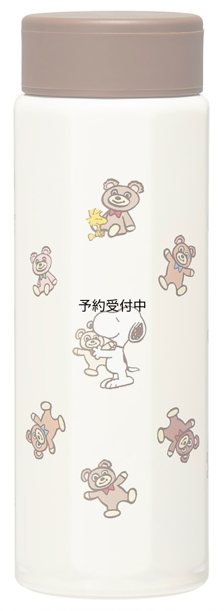 画像1: スケーター（Ｓｋａｔｅｒ） 八角形 ステンレス マグボトル 水筒 ５００ｍｌ 保温 保冷 スヌーピー ＳＮＯＯＰＹ ａｎｄ ＢＥＡＲ ＳＴＯ５?Ａ (1)