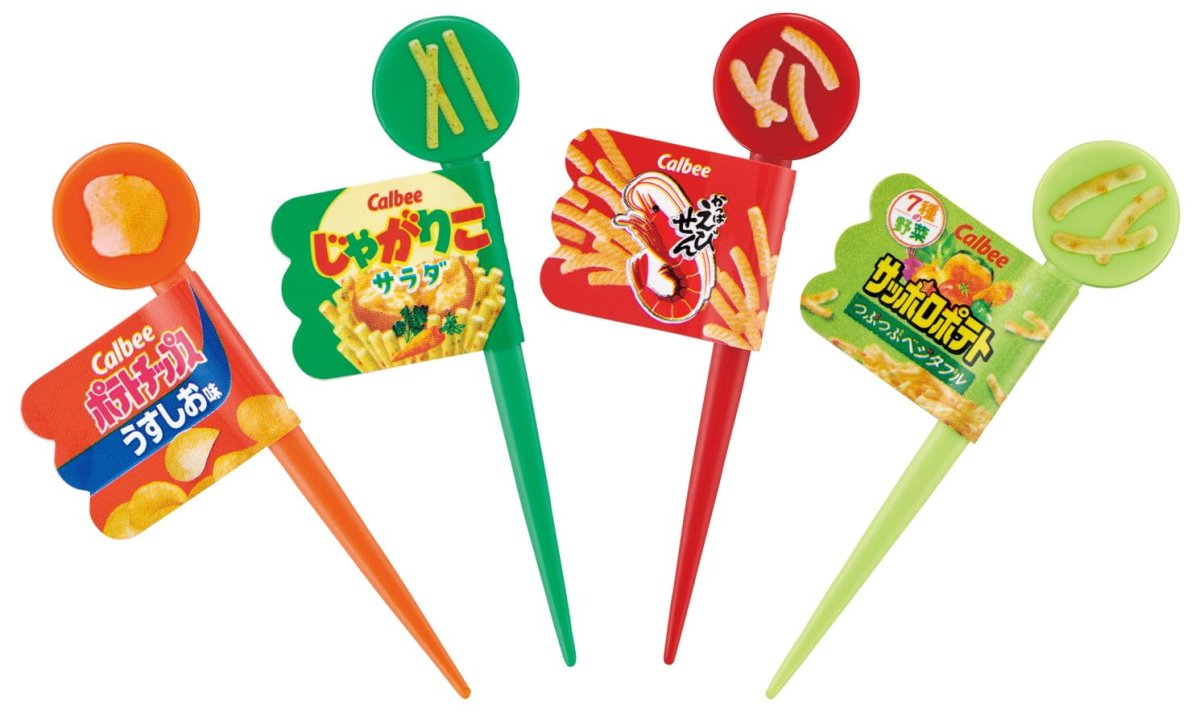 画像1: スケーター（Ｓｋａｔｅｒ） ランチピックス １２本入り お菓子シリーズ カルビー ＬＫＰ２?Ａ (1)