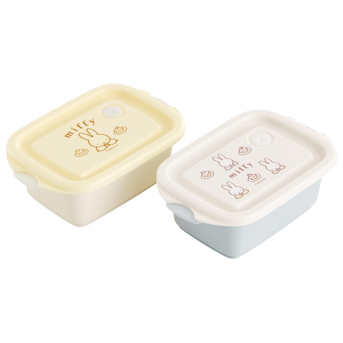 画像1: スケーター（Ｓｋａｔｅｒ） 保存容器 シール容器 ２個 セット ３００ｍｌ レンジ対応 スタッキング 日本製 ミッフィー ＦＣＮ１Ｗ?Ａ (1)