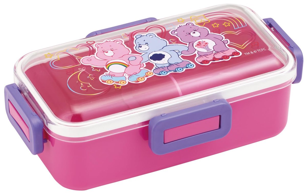 画像1: スケーター（Ｓｋａｔｅｒ） 弁当箱 ふわっと盛れる ランチボックス １段 ５３０ｍｌ 食洗機対応 レンジ対応 日本製 Ｃａｒｅ Ｂｅａｒｓ ケアベア スケート ＰＦＬＢ６?Ａ (1)