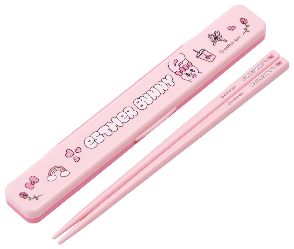 画像1: スケーター（Ｓｋａｔｅｒ） 箸 箸箱 セット １８ｃｍ 日本製 エスターバニー ＡＢＣ３?Ａ (1)