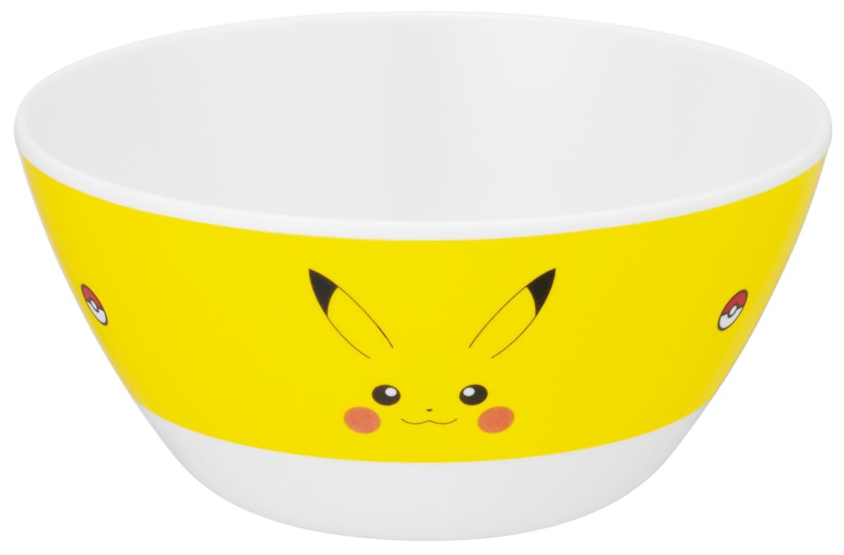 画像1: スケーター（Ｓｋａｔｅｒ） 小鉢 メラミン ボウル ５００ｍｌ ポケモン ピカチュウ フェイス ２５ ＭＢＬ４Ｐ?Ａ (1)