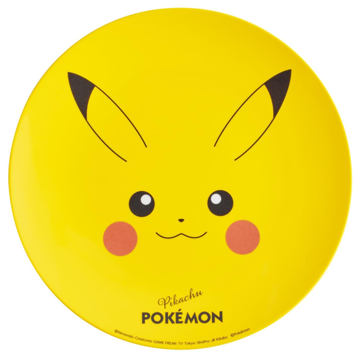 画像1: スケーター（Ｓｋａｔｅｒ） メラミン プレート ２０ｃｍ お皿 皿 ポケモン ピカチュウ フェイス ２５ ＭＰＬ２０Ｐ?Ａ (1)