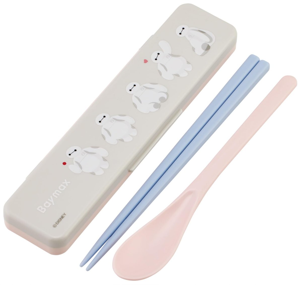 画像1: スケーター（Ｓｋａｔｅｒ） コンビセット 箸 スプーン セット １８ｃｍ 日本製 ディズニー ベイマックス ｓｗｅｅｔ ＣＣＳ３ＳＡ?Ａ (1)