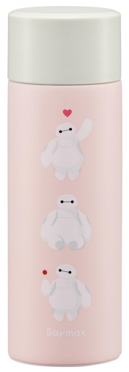 画像1: スケーター（Ｓｋａｔｅｒ） 直飲み マグボトル ミニ ステンレスボトル 水筒 ケータイマグ １２０ｍｌ 小容量 保温 保冷 真空二重構造 ディズニー ベイマックス ｓｗｅｅｔ ＳＭＢＣ１Ｂ?Ａ (1)