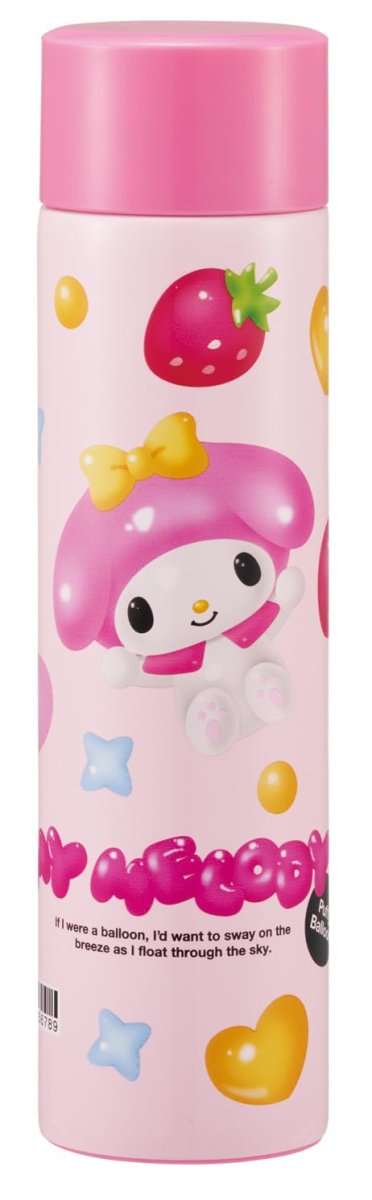 画像1: スケーター（Ｓｋａｔｅｒ） 直飲み マグボトル ミニ ステンレスボトル 水筒 ケータイマグ １６０ｍｌ 小容量 保温 保冷 真空二重構造 サンリオ マイメロディ ぷっくりバルーン ＳＭＢＣ１ＢＬ?Ａ (1)