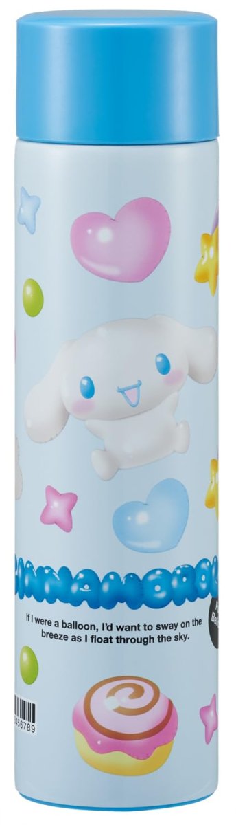 画像1: スケーター（Ｓｋａｔｅｒ） 直飲み マグボトル ミニ ステンレスボトル 水筒 ケータイマグ １６０ｍｌ 小容量 保温 保冷 真空二重構造 サンリオ シナモロール ぷっくりバルーン ＳＭＢＣ１ＢＬ?Ａ (1)