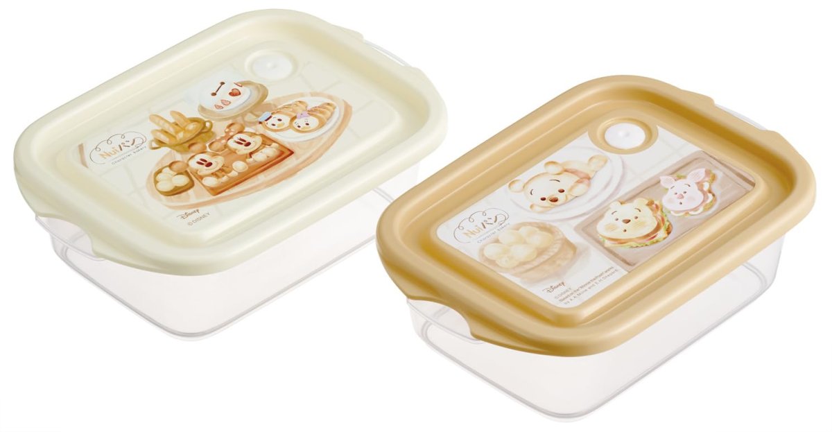 画像1: スケーター（Ｓｋａｔｅｒ） シール容器 ５００ｍｌ 日本製 ２個 セット ディズニー Ｎｕｉパン ＦＣＮ２Ｗ?Ａ (1)