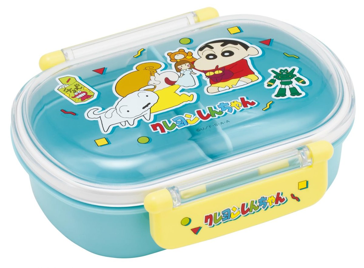 画像1: スケーター（Ｓｋａｔｅｒ） 子供用 弁当箱 ふわっと盛れる ランチボックス １段 ３６０ｍｌ 日本製 食洗機対応 レンジ対応 クレヨンしんちゃん ２６ 男の子 女の子 ＱＡＦ２ＢＡ?Ａ (1)