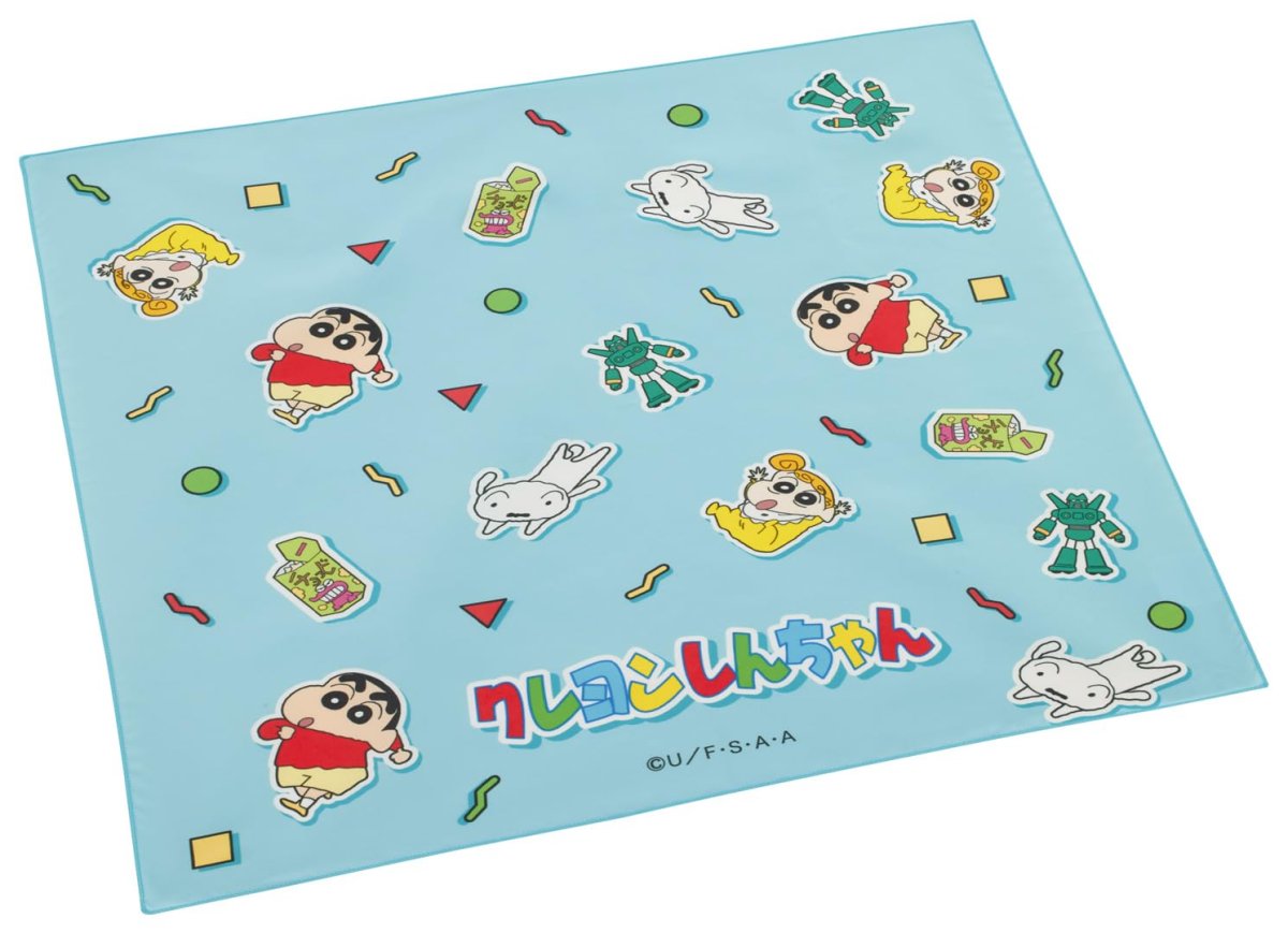 画像1: スケーター（Ｓｋａｔｅｒ） 子供用 お弁当 ランチクロス ４３×４３ｃｍ 日本製 クレヨンしんちゃん ２６ 男の子 女の子 ＫＢ４ＳＮ?Ａ (1)