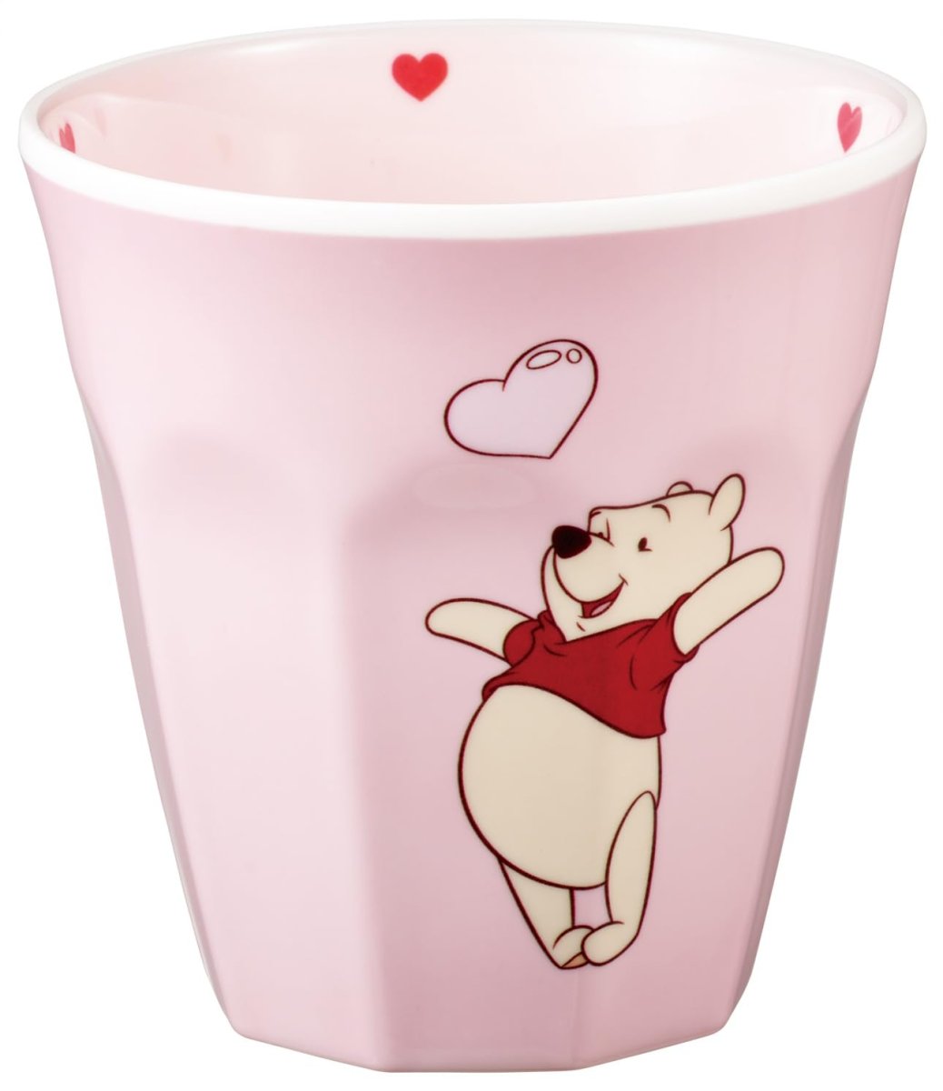 画像1: スケーター（Ｓｋａｔｅｒ） メラミン タンブラー ２７０ｍｌ ディズニー くまのプーさん ＨＵＧ＆ＨＥＡＲＴ ＰＩＮＫ 男の子 女の子 ＭＴＢ２ＴＳ?Ａ (1)