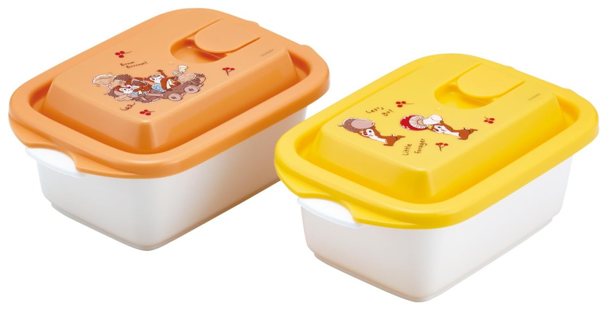 画像1: スケーター（Ｓｋａｔｅｒ） エアーバブル ふわっと 保存容器 シール容器 ３００ｍｌ ２個 セット ディズニー チップ＆デール ＡＵＴＵＭＮ ＦＣＮＦ１Ｗ?Ａ (1)