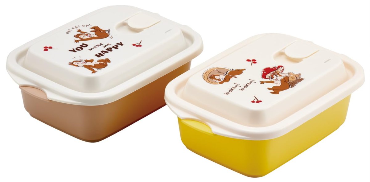 画像1: スケーター（Ｓｋａｔｅｒ） エアーバブル ふわっと 保存容器 シール容器 ５００ｍｌ ２個 セット ディズニー チップ＆デール ＡＵＴＵＭＮ ＦＣＮＦ２Ｗ?Ａ (1)