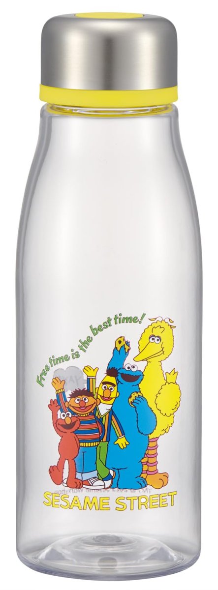 画像1: スケーター（Ｓｋａｔｅｒ） 直飲み ウォーターボトル ５００ｍｌ 茶漉し付 水筒 セサミストリート ＰＯＰ ＰＴＹ５?Ａ (1)