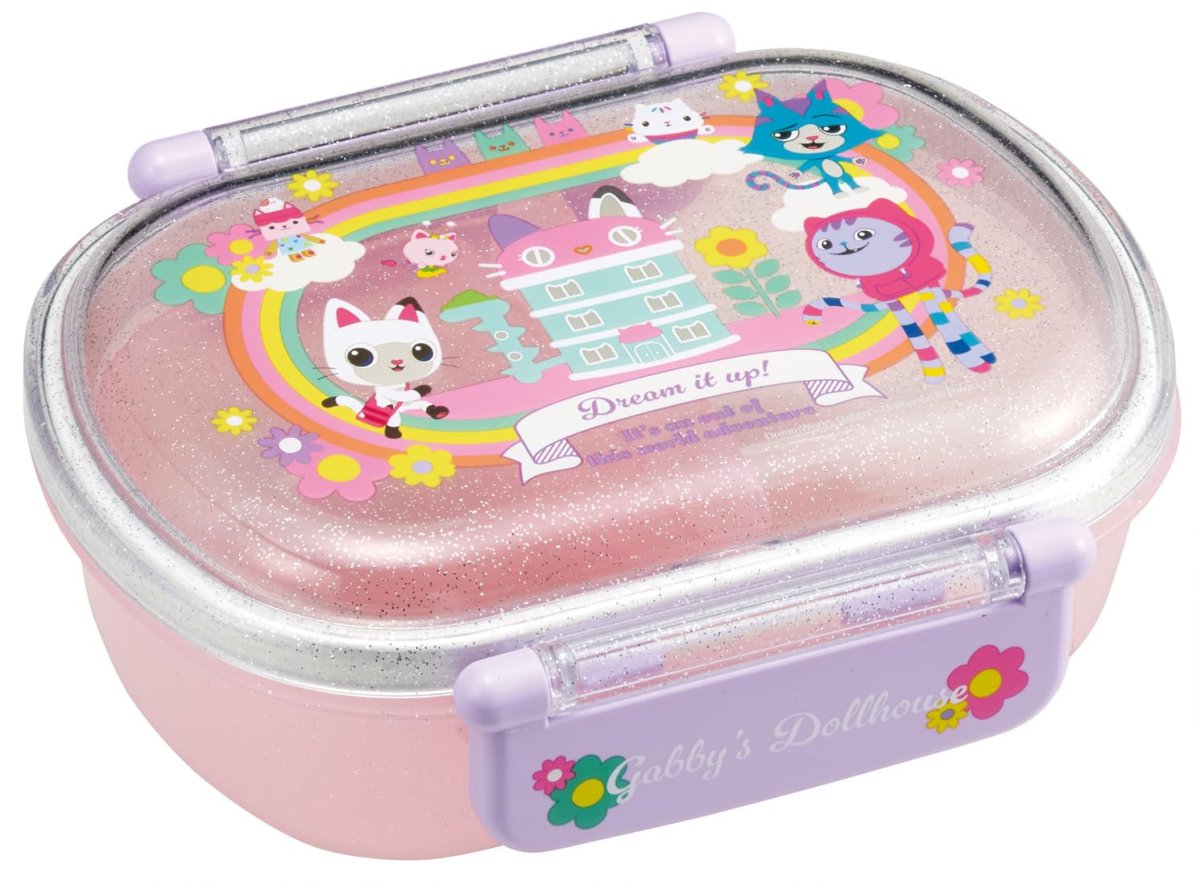 画像1: スケーター（Ｓｋａｔｅｒ） 子供用 弁当箱 ふわっと盛れる ランチボックス １段 ３６０ｍｌ 日本製 食洗機対応 レンジ対応 ギャビーのドールハウス ２６ 女の子 ＱＡＦ２ＢＡ?Ａ (1)
