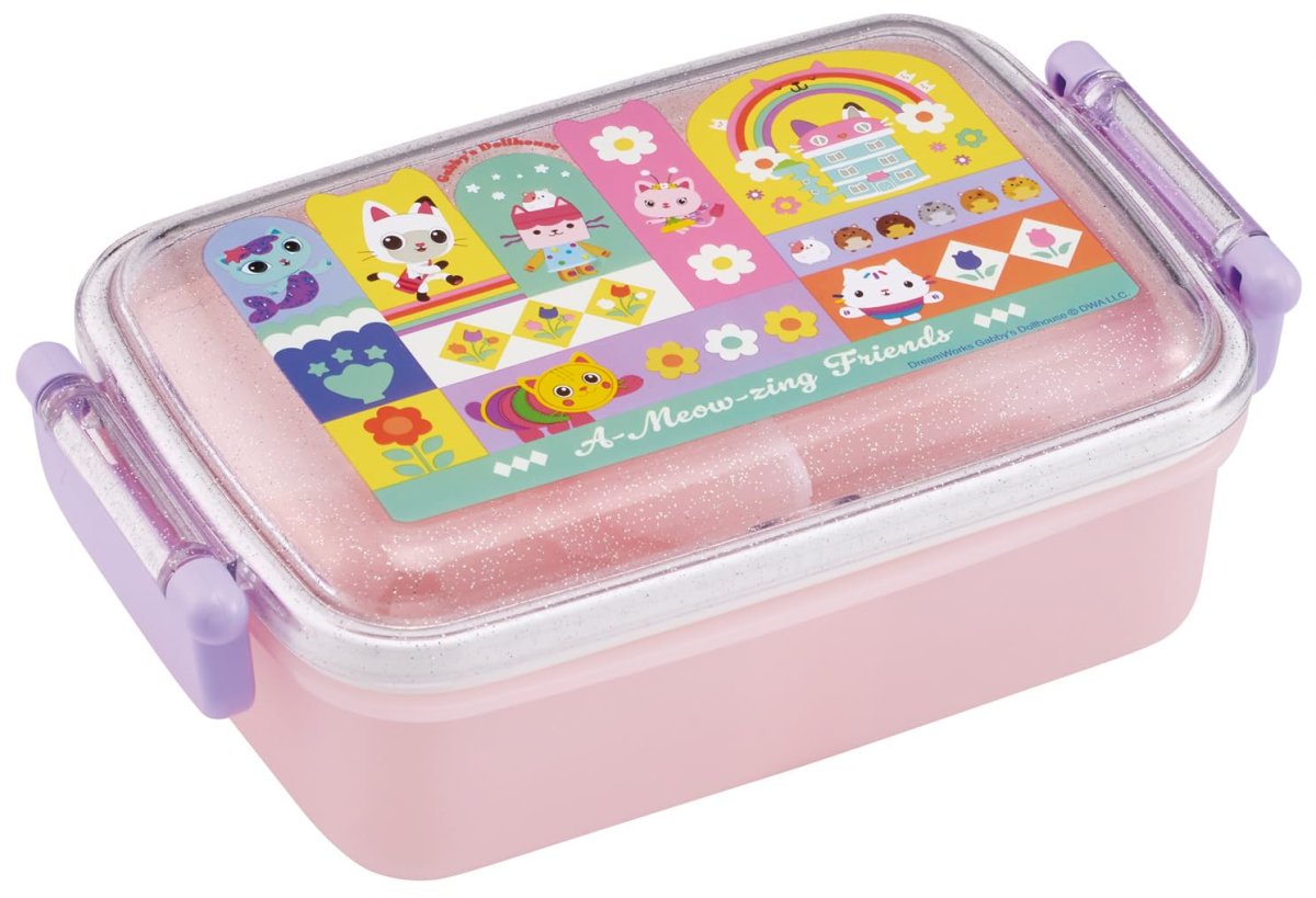 画像1: スケーター（Ｓｋａｔｅｒ） お弁当箱 子供用 ４５０ｍｌ ふわっと盛れるドーム型ふた ランチボックス １段 日本製 ギャビーのドールハウス ２６ 女の子 ＲＢＦ３ＡＮ?Ａ (1)