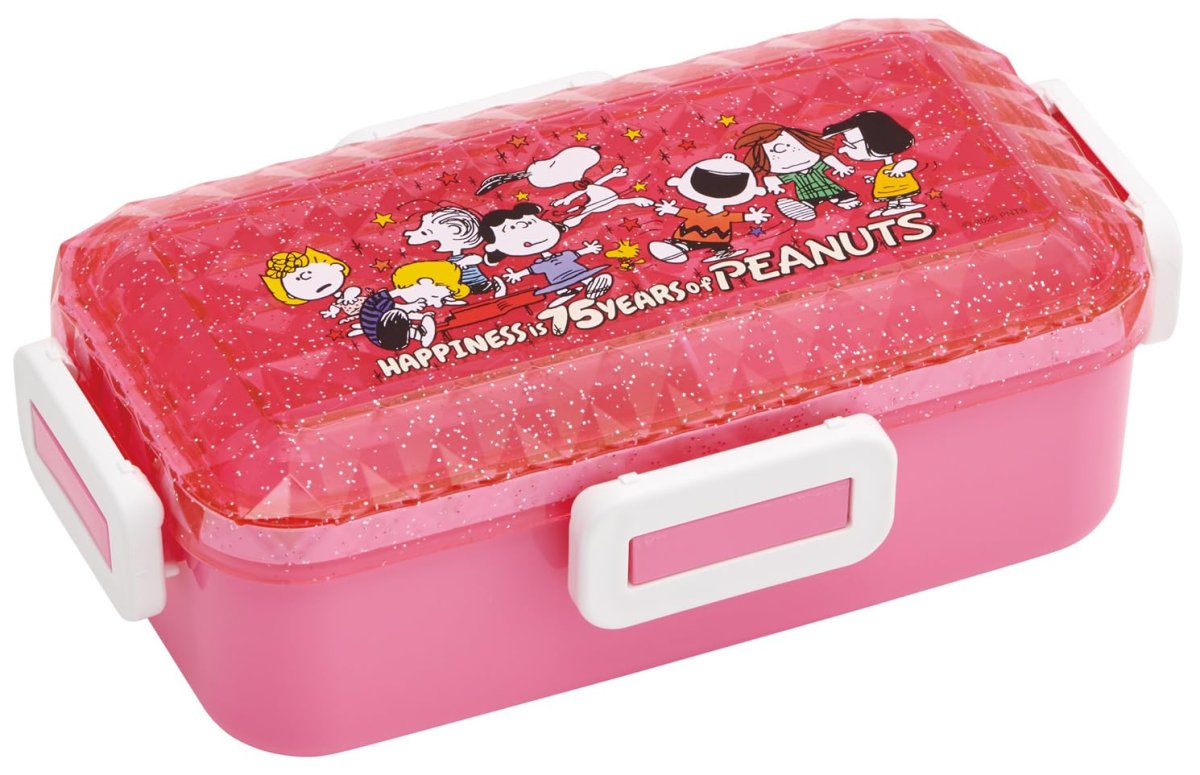 画像1: スケーター（Ｓｋａｔｅｒ） 弁当箱 ふわっと盛れる ランチボックス ダイヤカット 日本製 スヌーピー ＰＥＡＮＵＴＳ ７５ｔｈ ｄａｎｃｉｎｇ ＰＦＬＢ６Ｄ?Ａ (1)