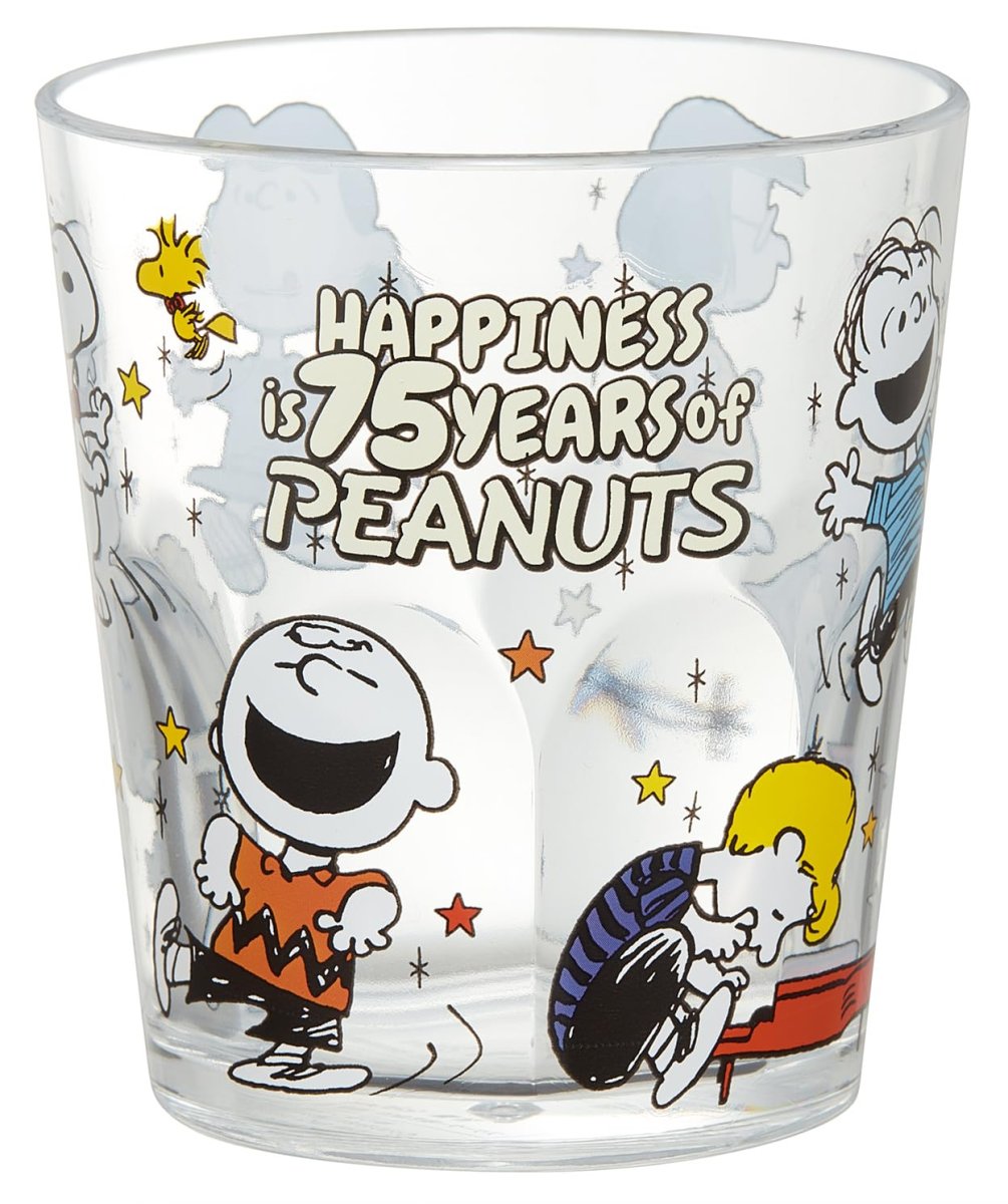 画像1: スケーター（Ｓｋａｔｅｒ） コップ ２８０ｍｌ プラスチック アクリル 食洗機対応 日本製 スヌーピー ＰＥＡＮＵＴＳ ７５ｔｈ ｄａｎｃｉｎｇ ＫＳＡ４Ｊ?Ａ (1)